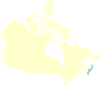 Carte géographique de la Nouvelle-Écosse